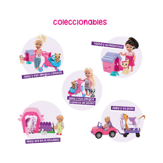 Muñeca Abby Y Su Pony Girls Pop