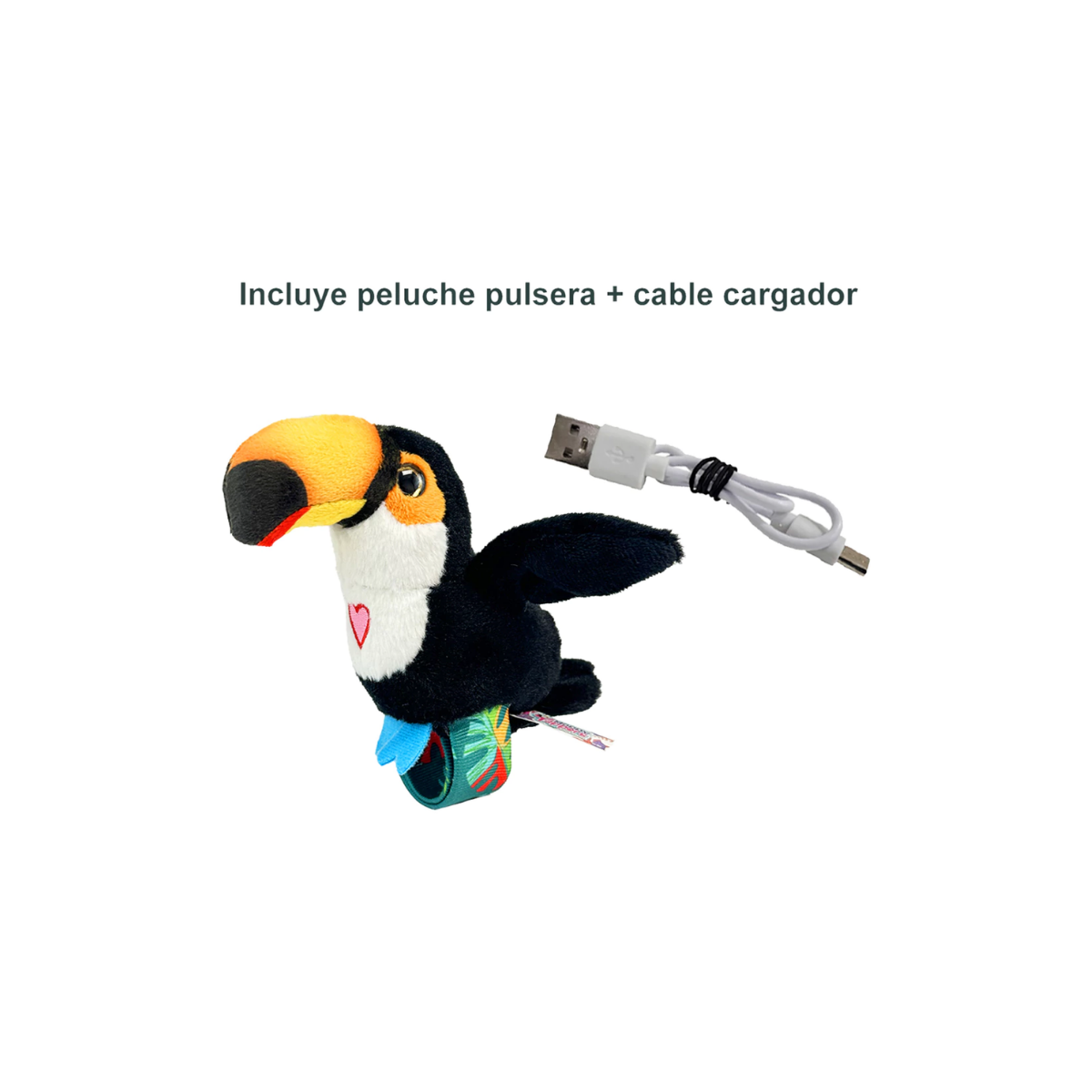 Peluche Pulsera Happy Yappers Tucan