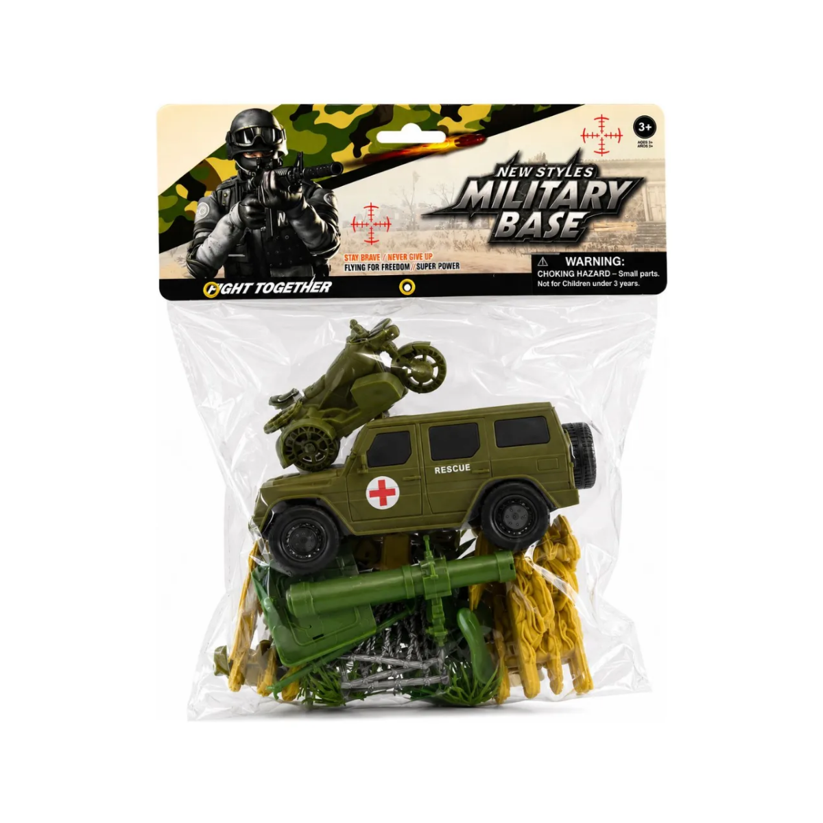 Set de Juego Militar con 27 Piezas 2 Modelos