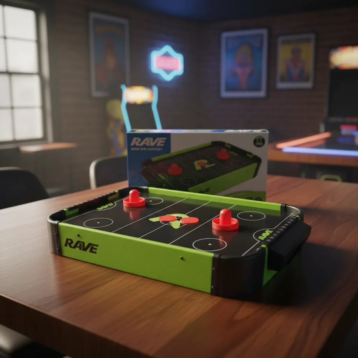 Mini Air Hockey de Mesa 20 Pulgadas - Edición Mundial 2026