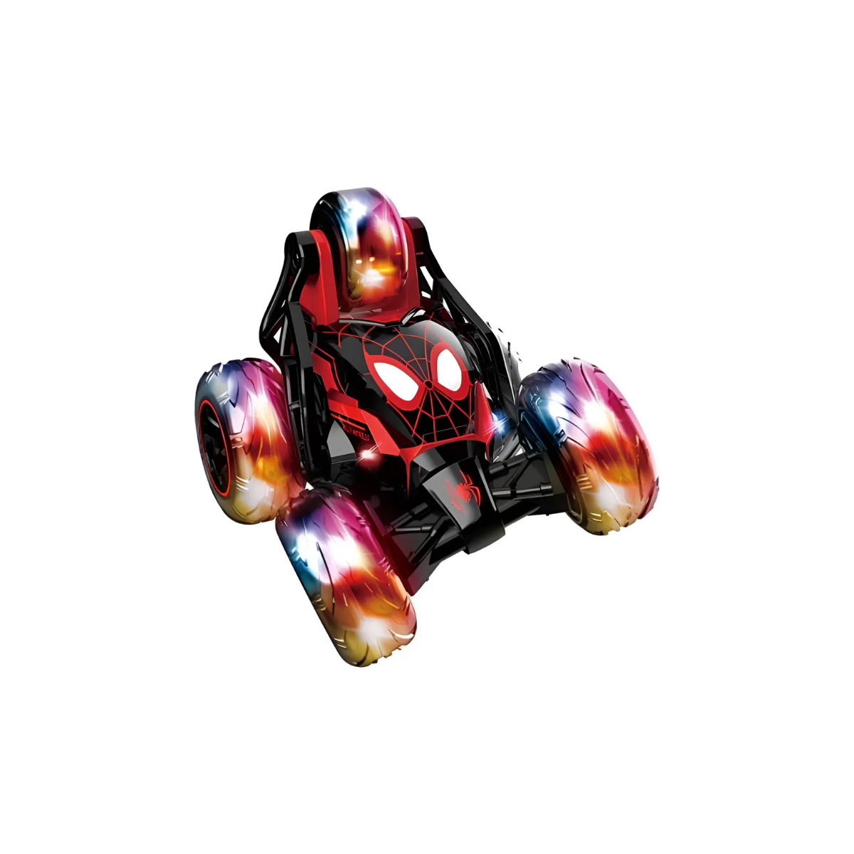 Auto RC Stunt Spiderman Negro