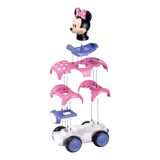 Auto a Fricción para Armar Minnie Mouse