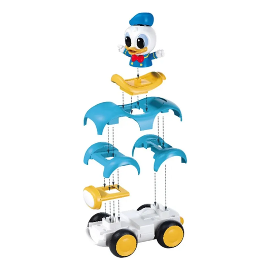 Auto a Fricción para Armar Pato Donald