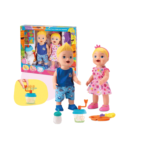 Bebés Gemelos + Accesorios Divertoys