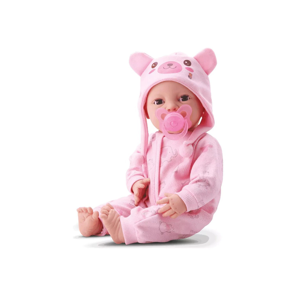 Colección Recién Nacido: Muñeco de Cuerpo Blando Pijama Unicornio 39 cm