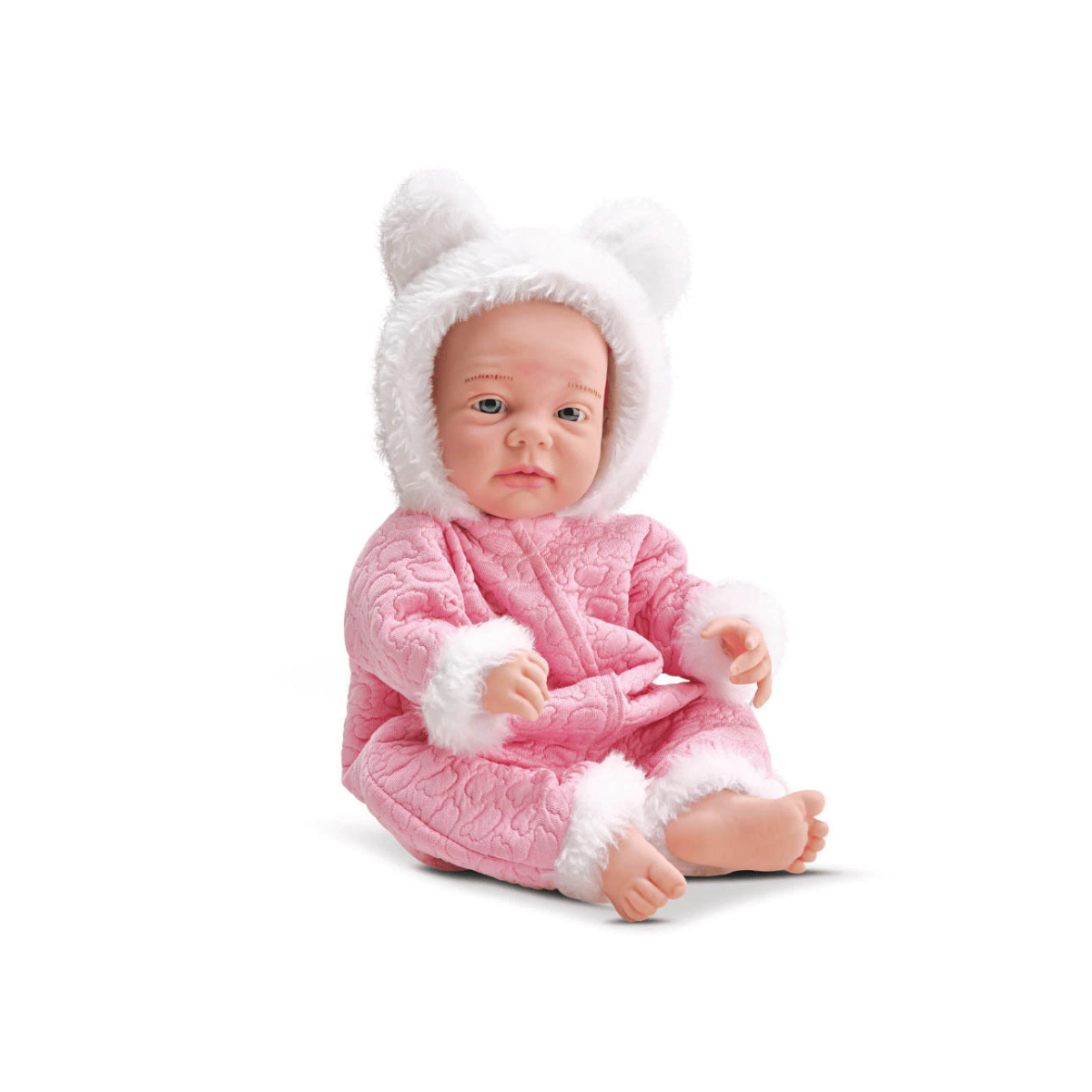 Bebé New Born Divertoys Súper Abrigadita con Mamadera