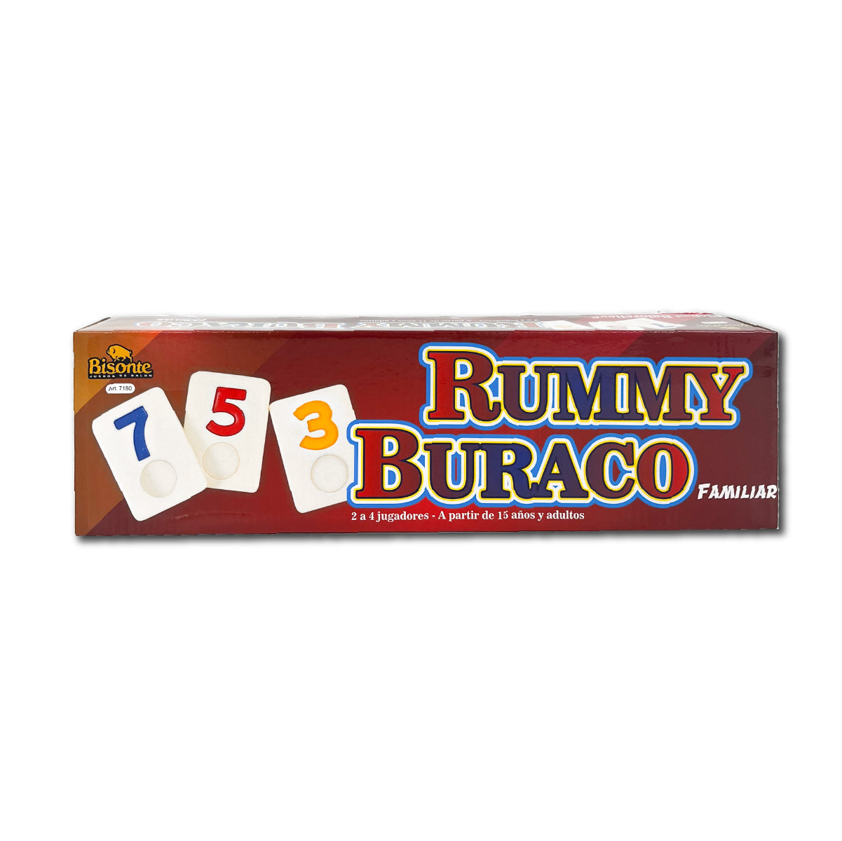 Juego de Mesa Rummy Burako Familiar Bisonte