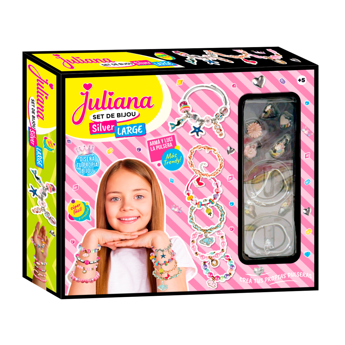 Juliana Set de Bijou Silver Large