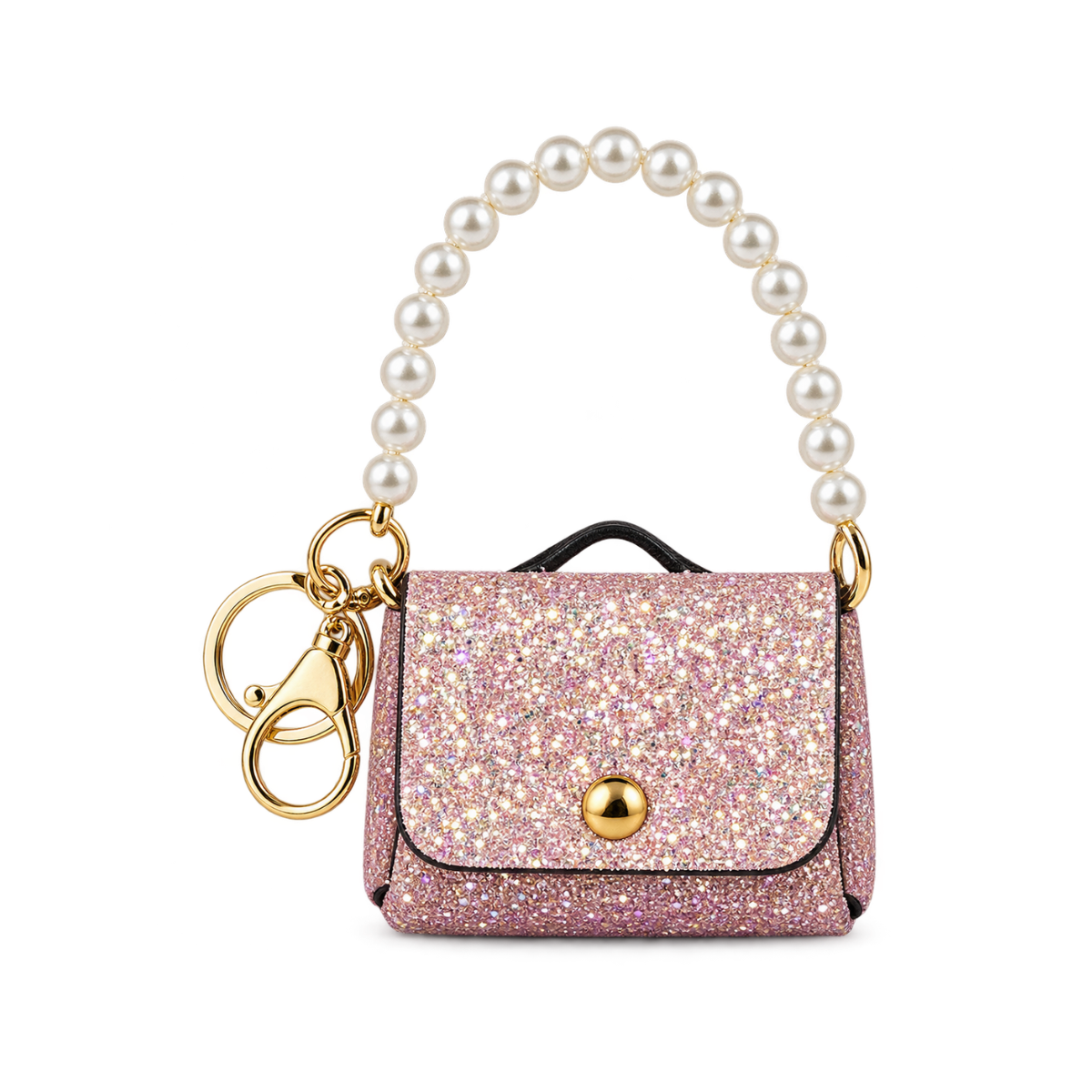 Llavero Mini Cartera con Brillos