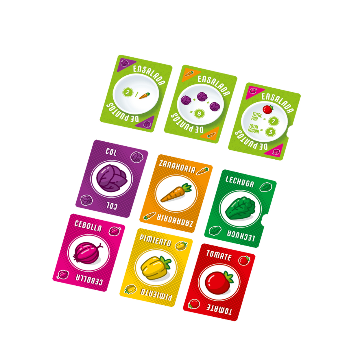 Juego de Cartas ENSALADA DE PUNTOS Devir
