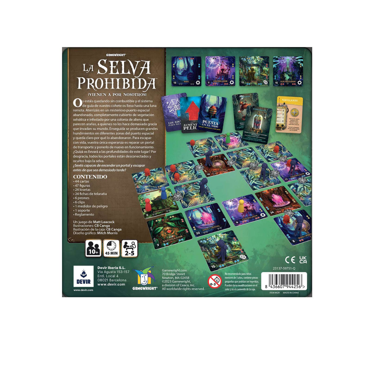 Juego de Mesa LA SELVA PROHIBIDA Devir