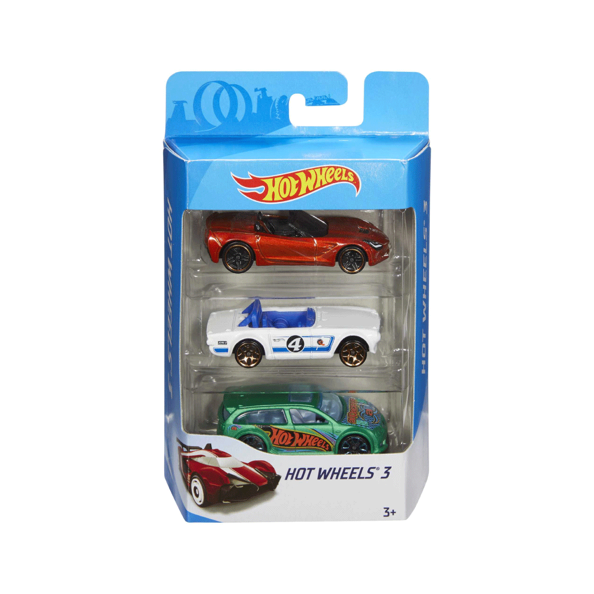 Hot Wheels Pack de 3 vehículos