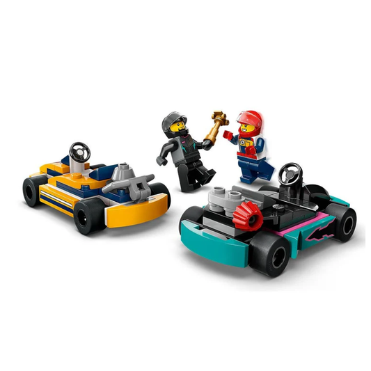 Lego GO-Karts Y Pilotos De Carreras