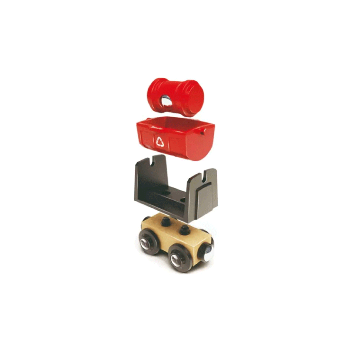 Trencity Kit Pista De Reciclado 22 Pzs De Madera