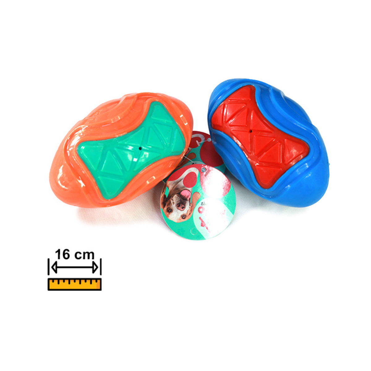 Pelota Chifle Para Mascotas 16X10CM