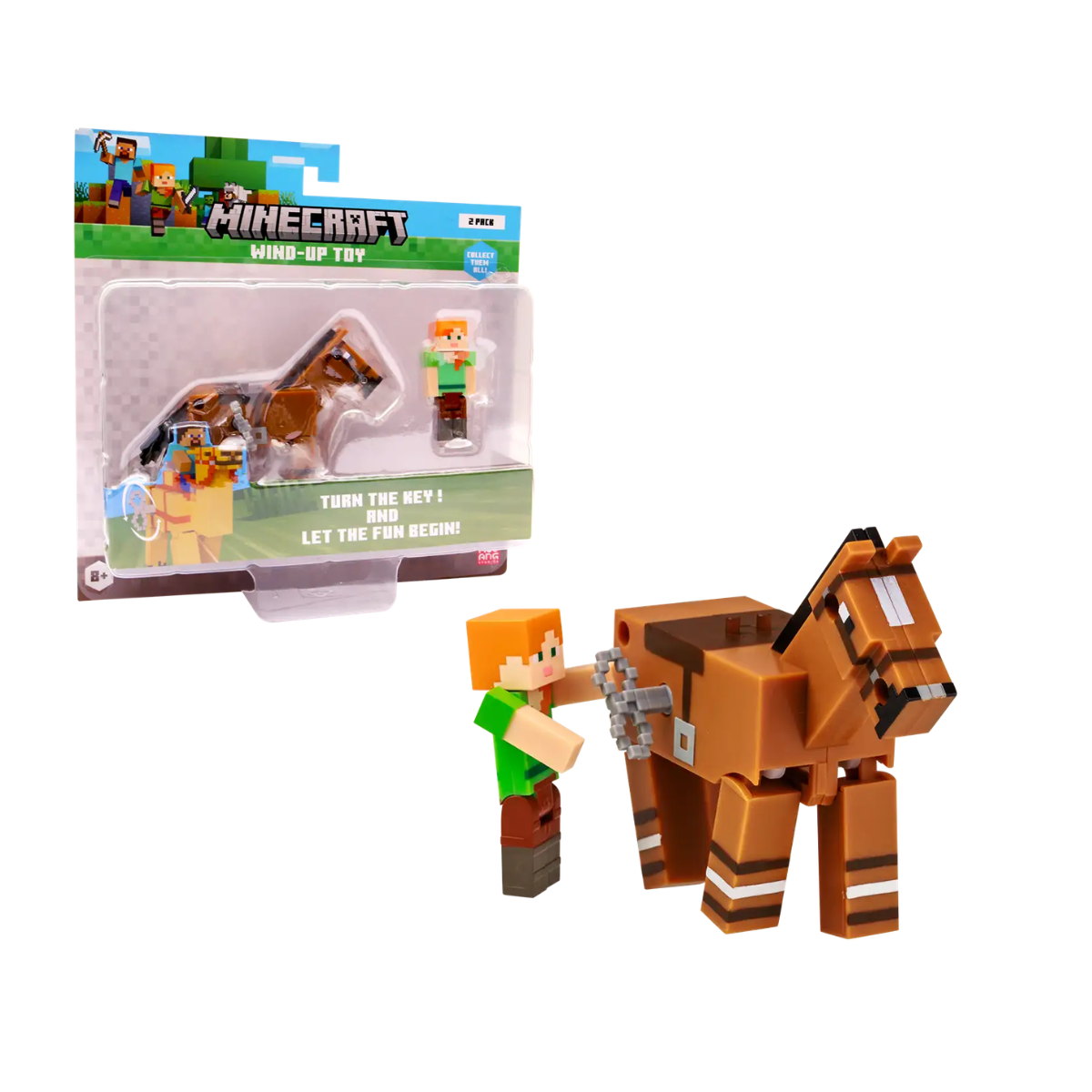 Set de Figuras de con Motor Wind-Up a Cuerda videojuego de bloques