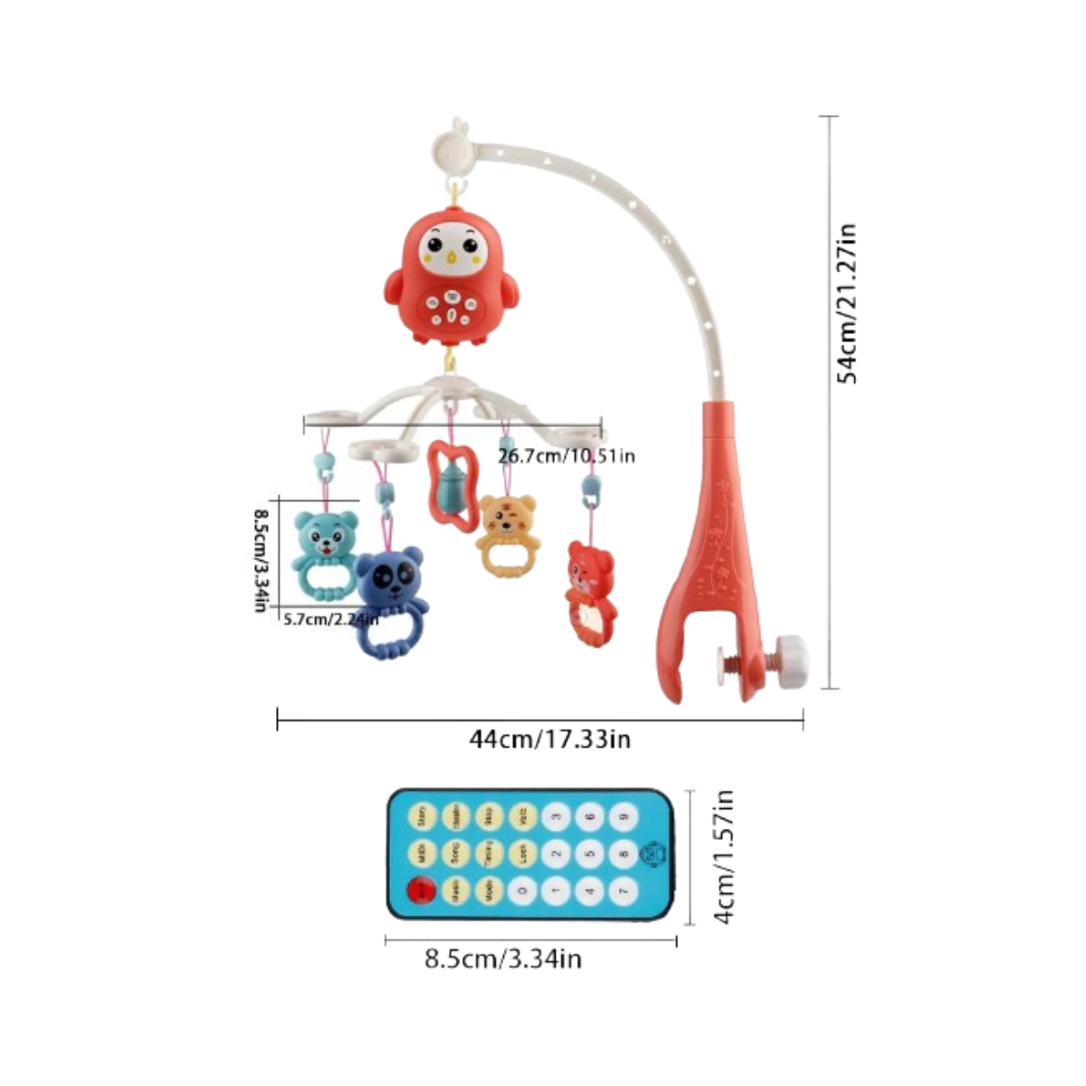 Móvil Para Bebé Con Música Baby Bedside Dell
