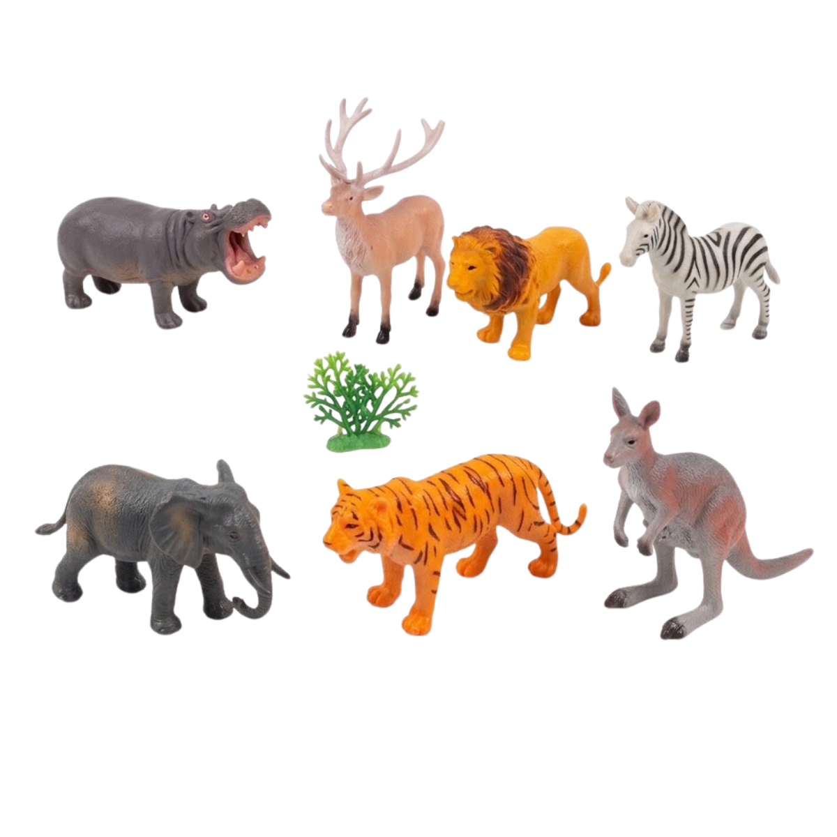Set de Animales de la Selva en Bolsa 10 cm