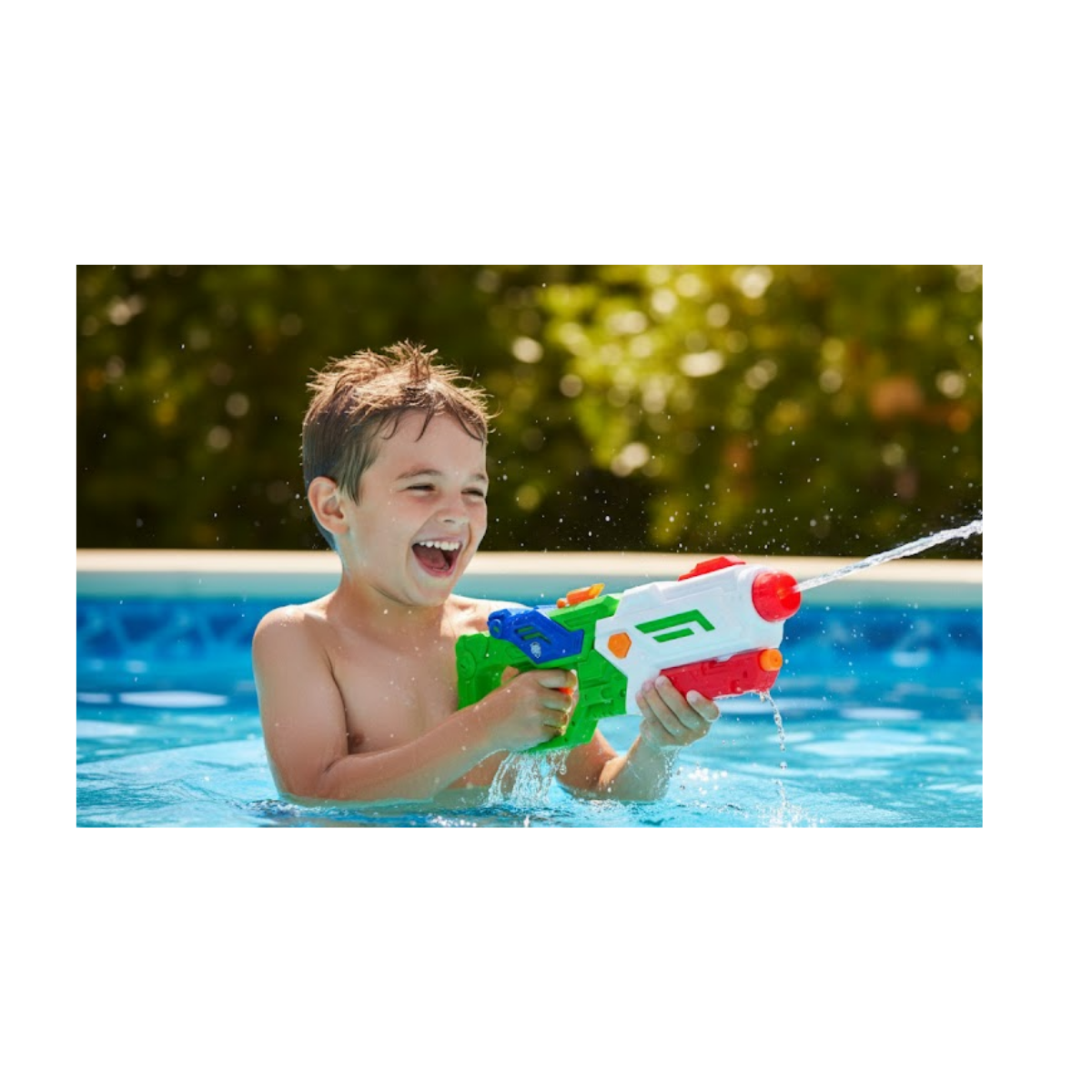 Pistola de Agua a Presión Color Único 59×8×20 cm