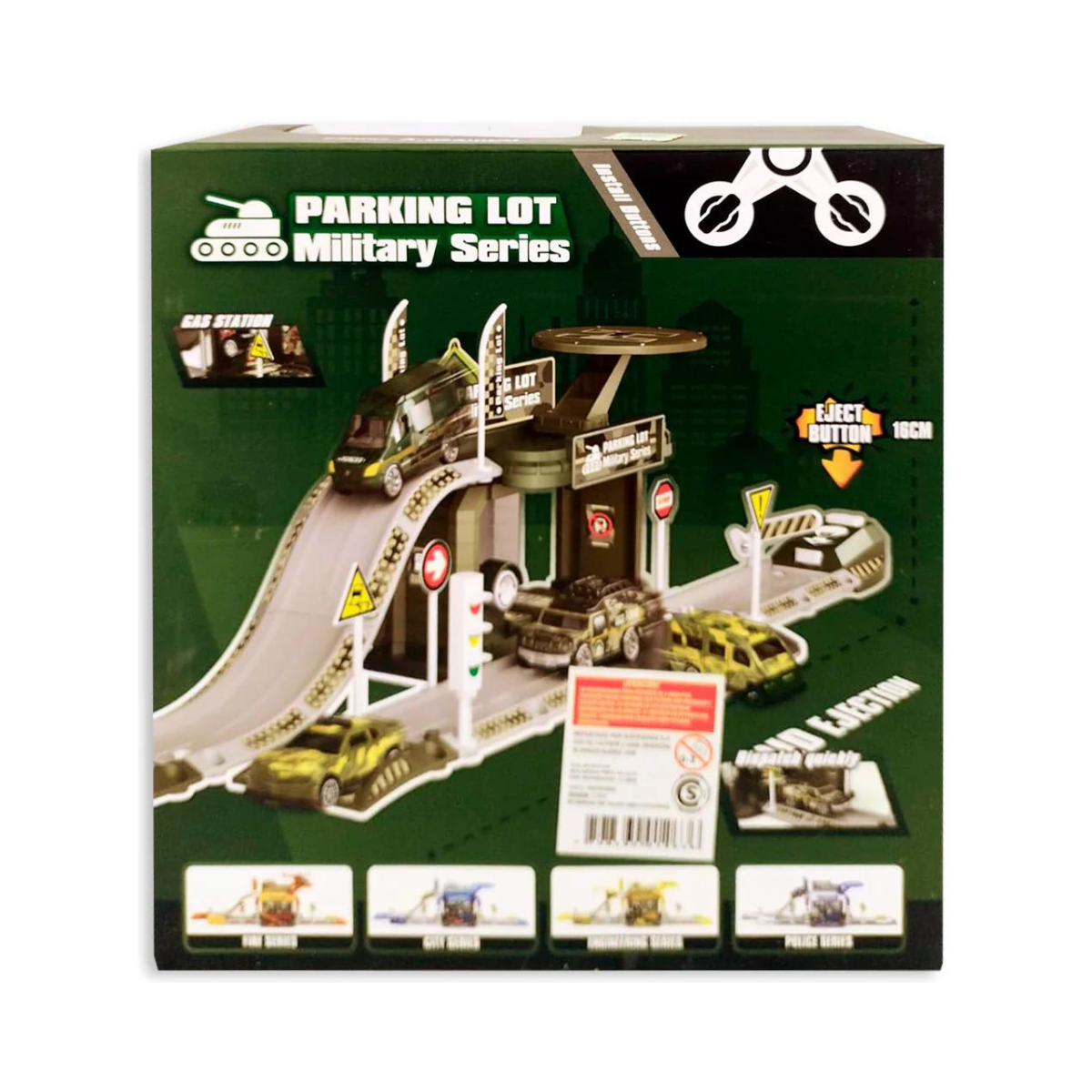 Vehículo Estacionamiento Militar