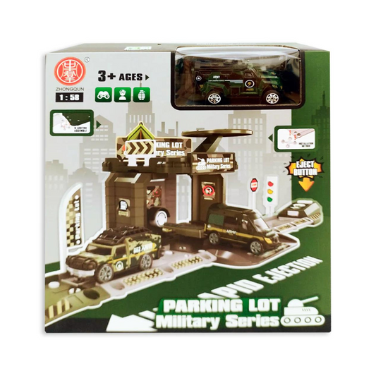 Vehículo Estacionamiento Militar