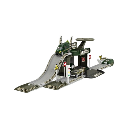 Vehículo Estacionamiento Militar