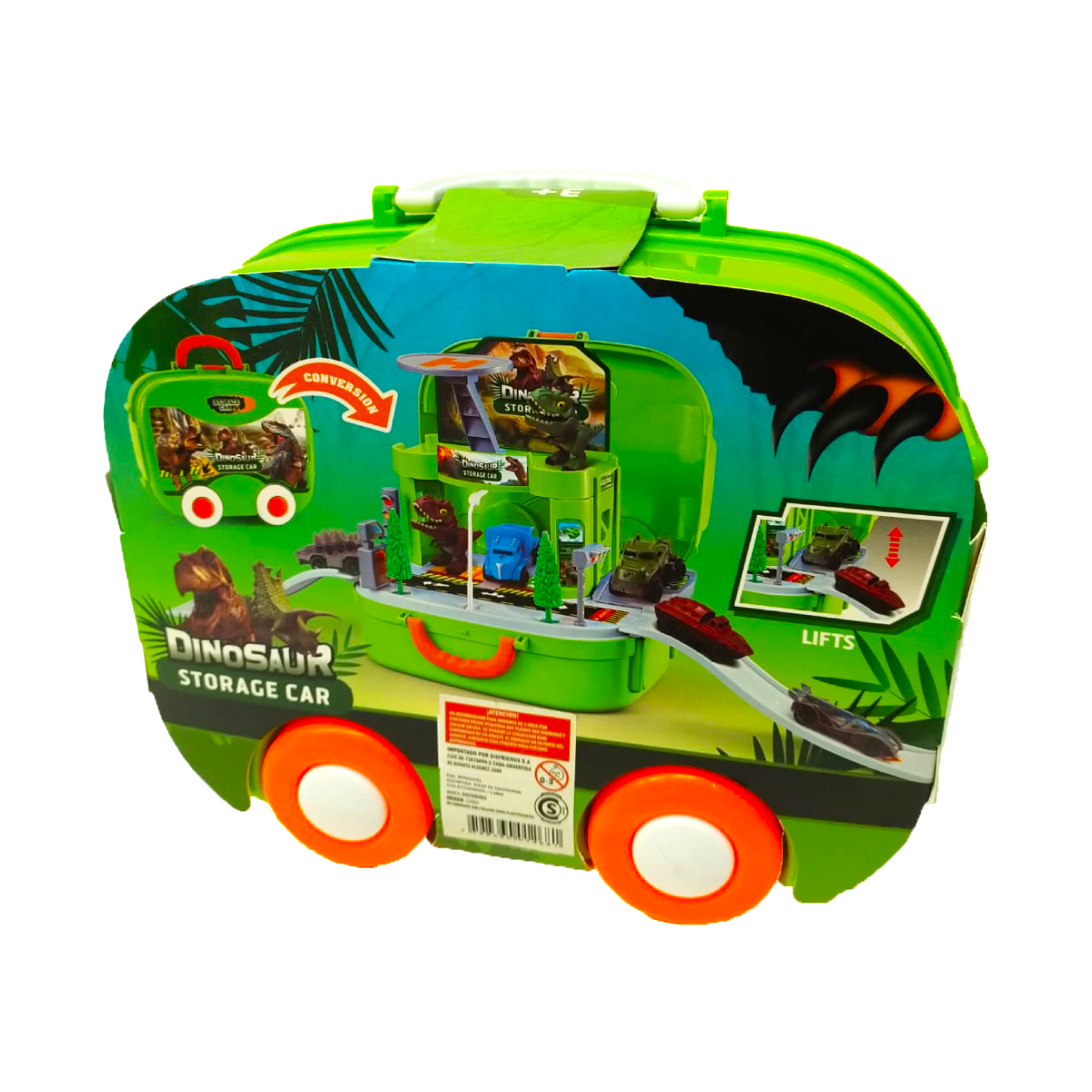 Valija Playset De Dinosaurios Con Accesorios