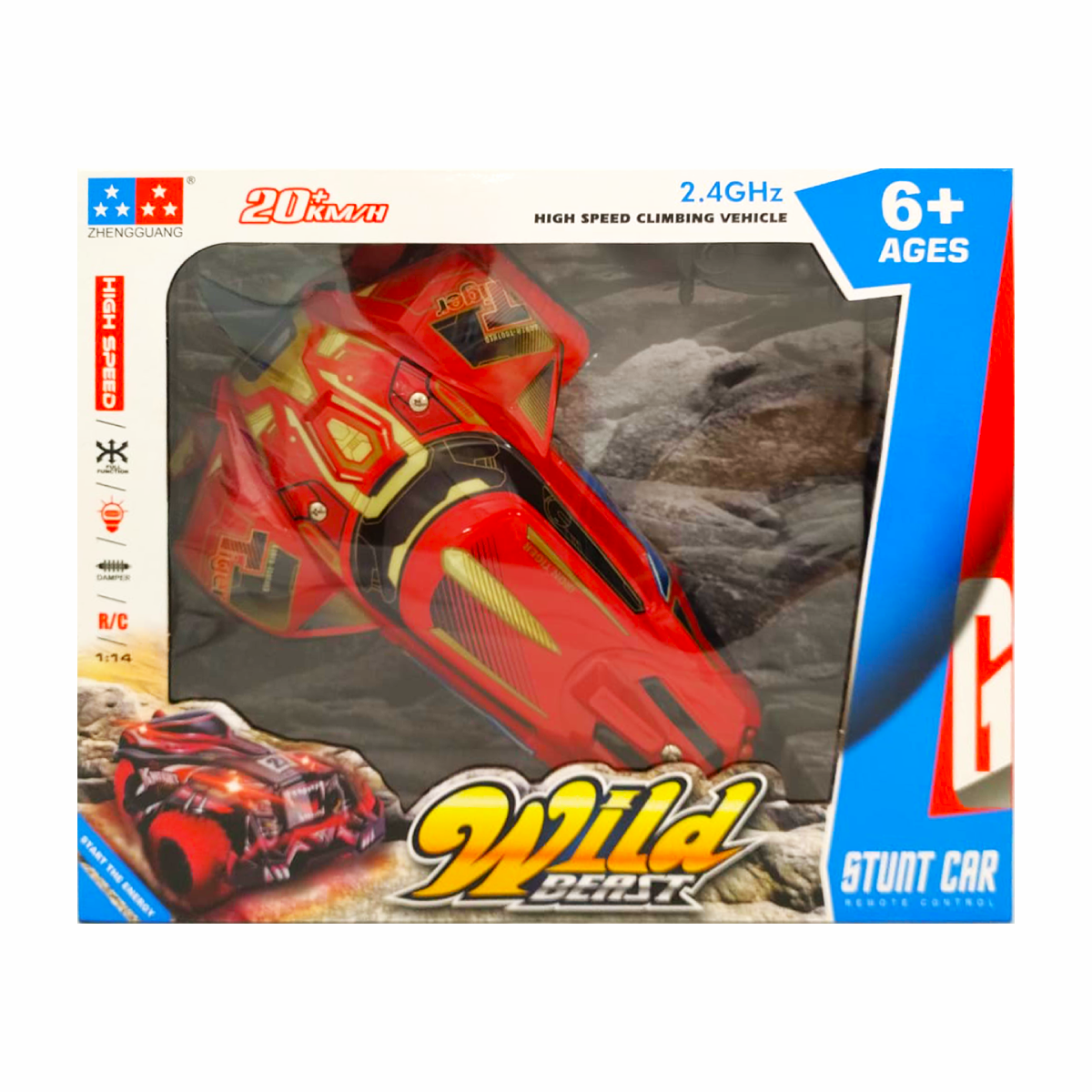 Auto Bestia A Control Remoto Wild Beast Tiger