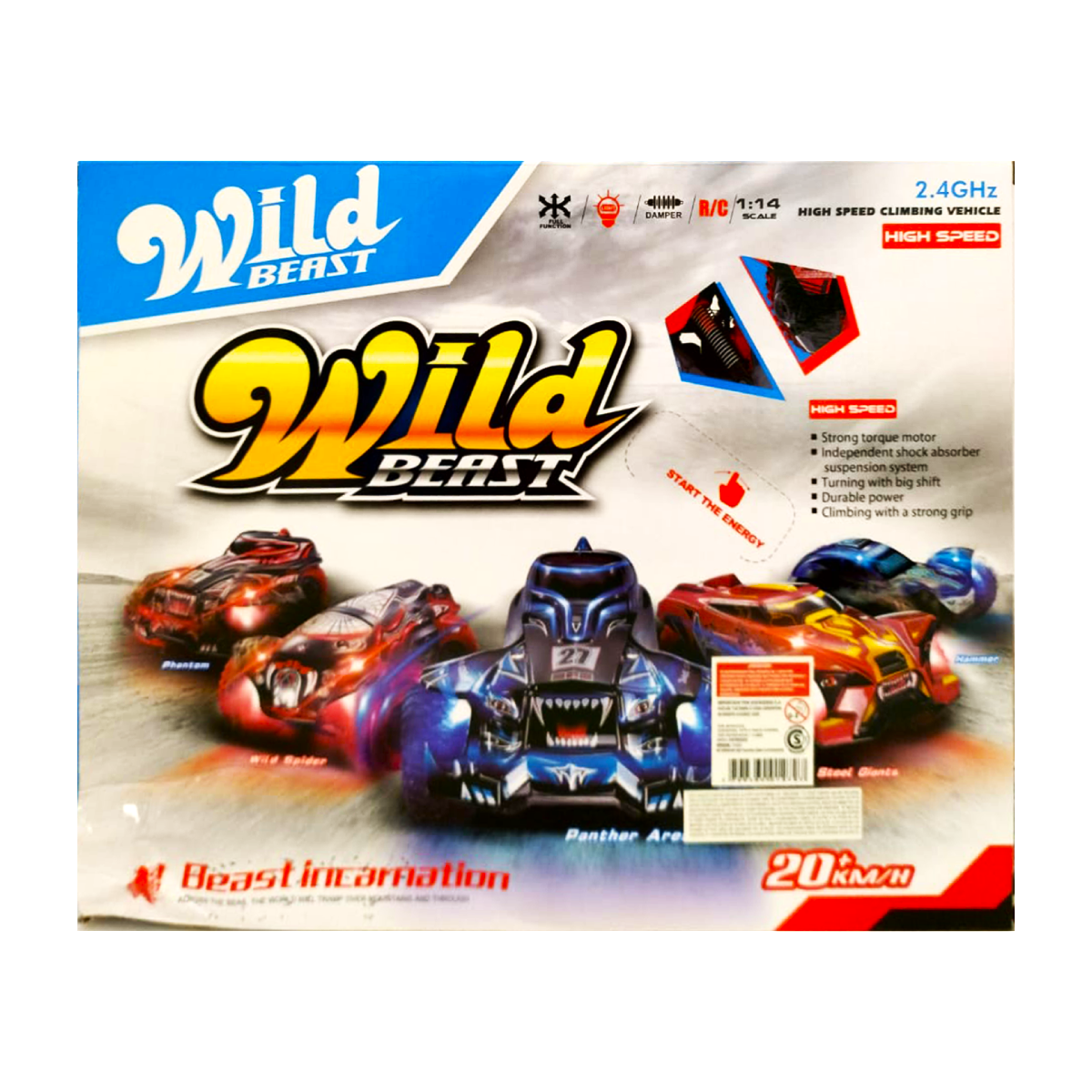 Auto Bestia A Control Remoto Wild Beast Tiger