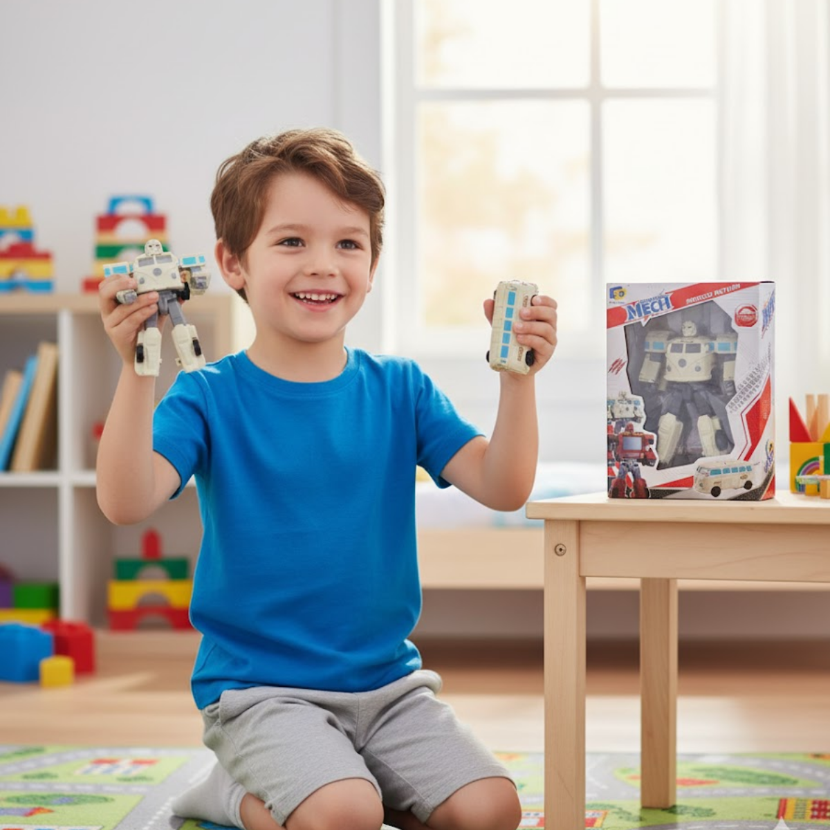 Robot Transformer Heroes Return con Camioneta