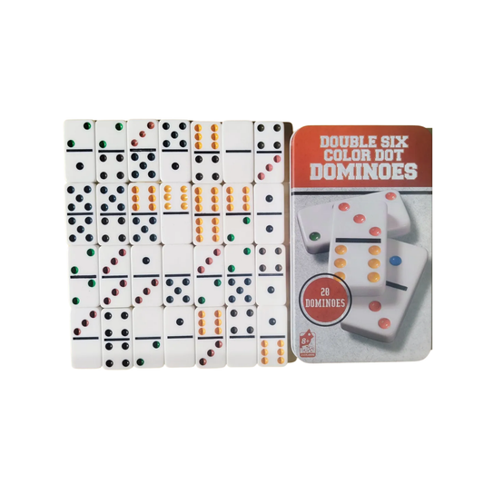 Juego Domino Caja Metalica 28 Piezas