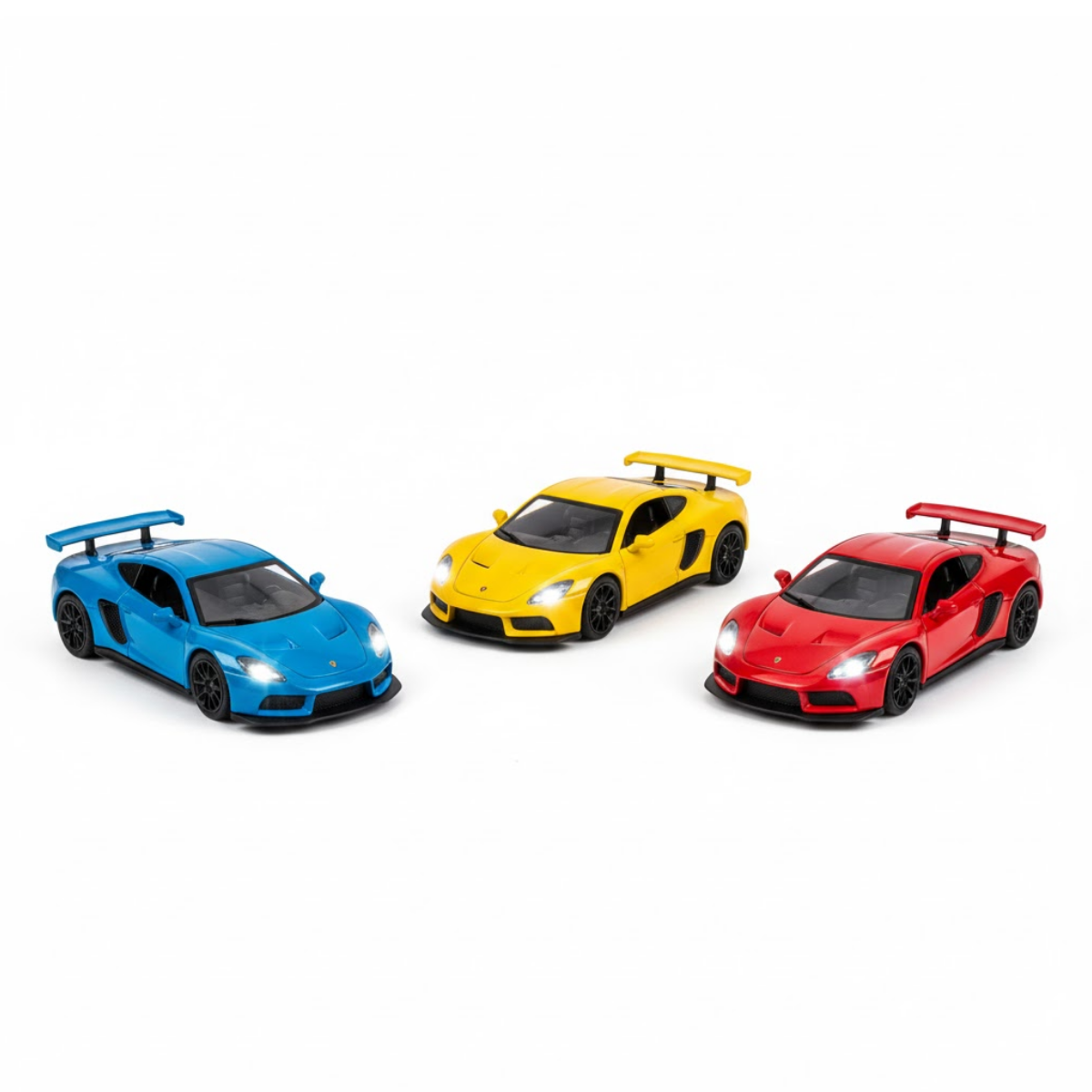 Auto a Radio Control Deportivo 1:10 – Azul, Rojo o Amarillo