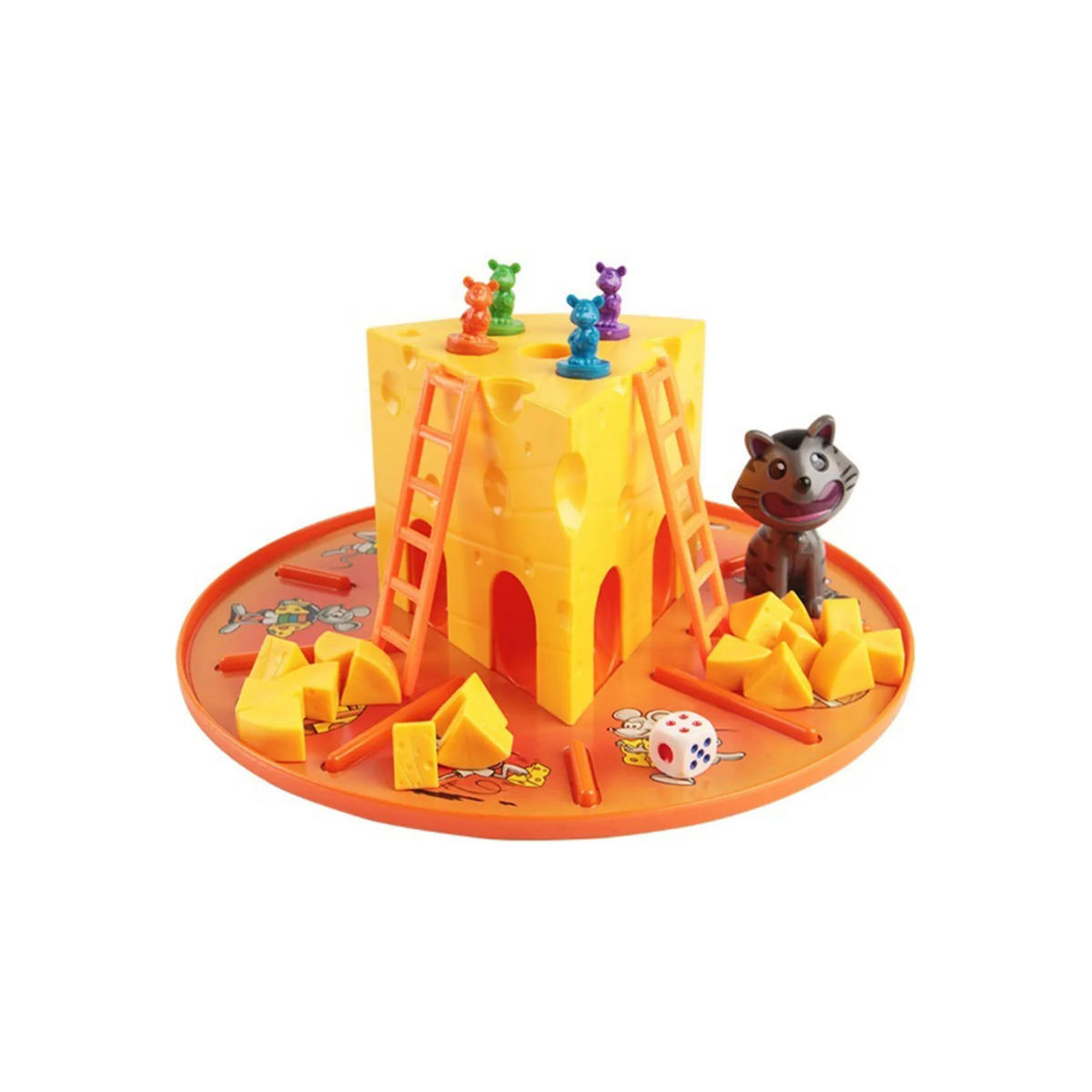 Set Doble Juego Infantil: Gato y Ratón + Básquet