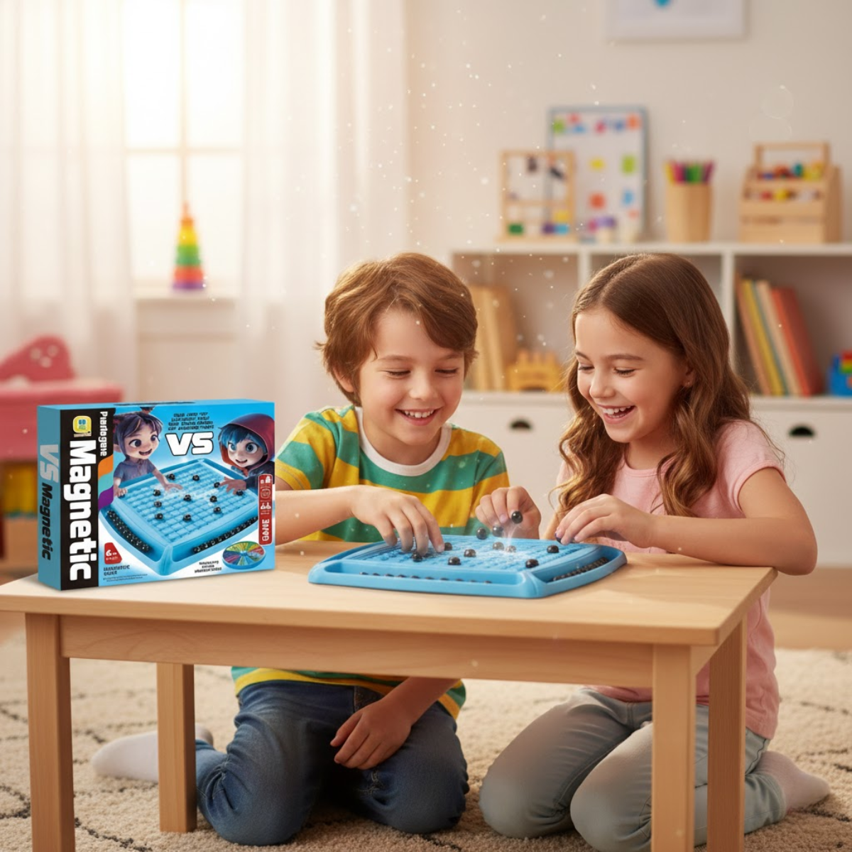 Juego de Mesa Magnético con 20 Bolillas