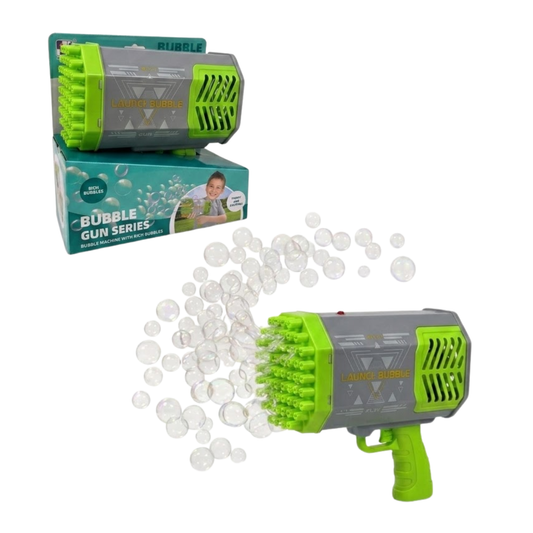 Pistola Máquina de Burbujas Bazooka