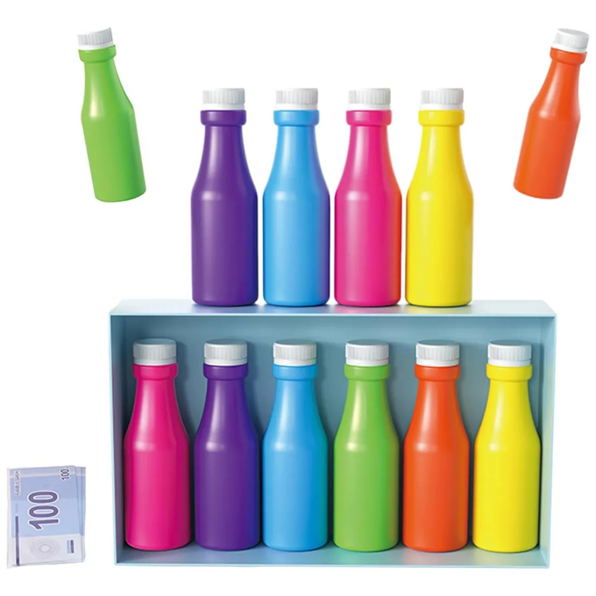 Juego de Mesa Bottle Pairing Botellas de Colores