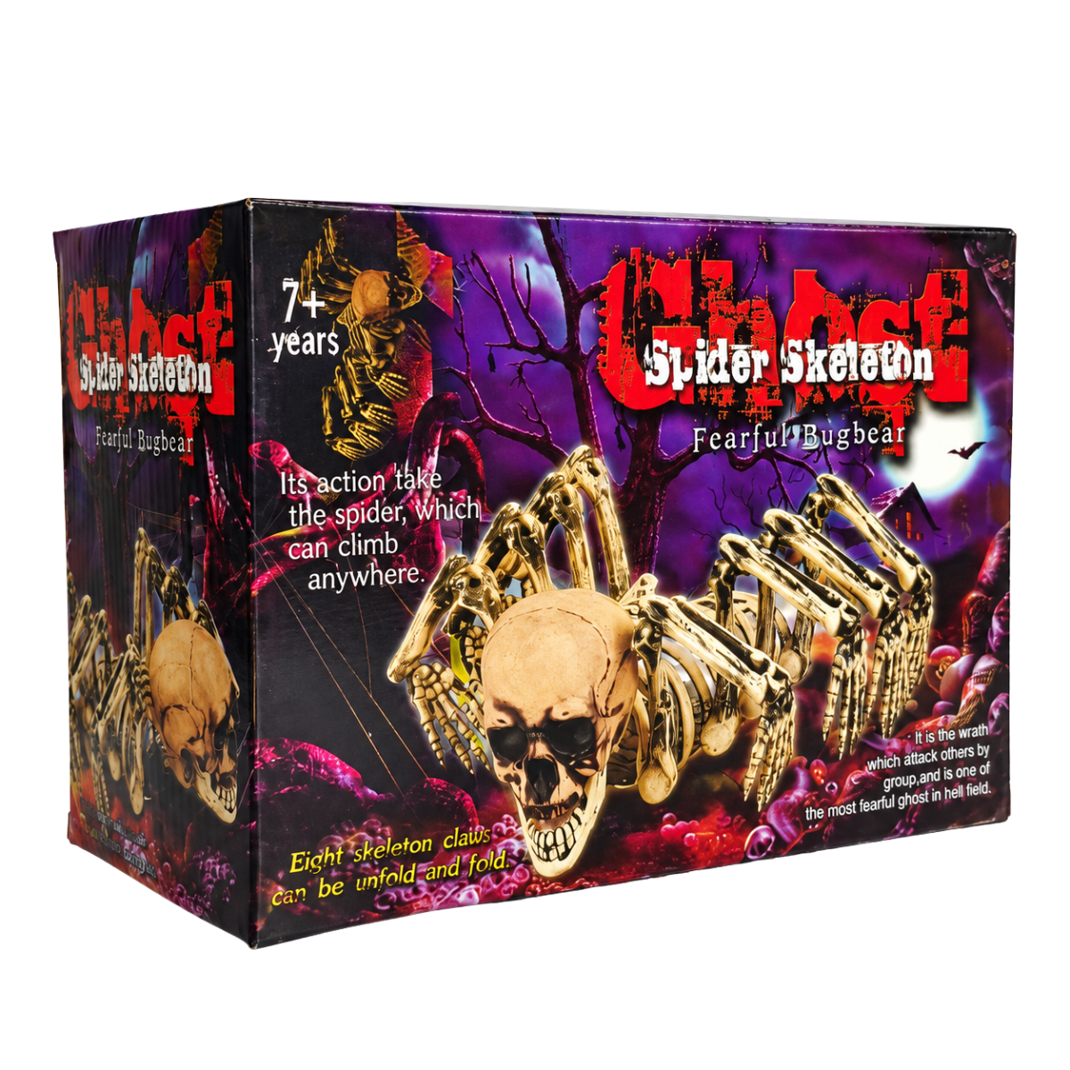 Araña Esqueleto de Halloween Decorativa