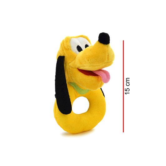 Sonajero De Peluche Pluto 15 Cm Phi Phi Toys