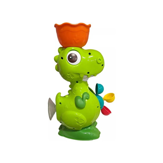 Juguete de Baño Didáctico Dinosaurio con Cascada