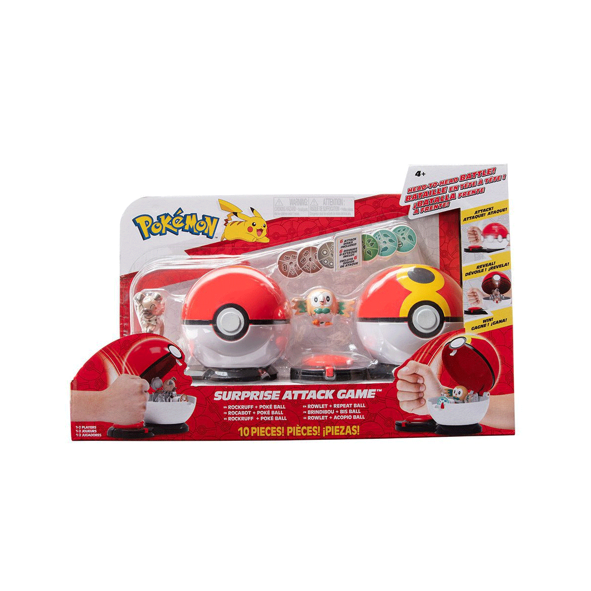 Juego Pokebolas Ataque Sorpresa Poke Ball Pokemon