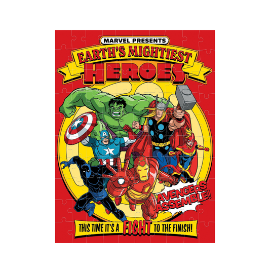 Rompecabezas Marvel Los Vengadores 100 piezas Lenticular
