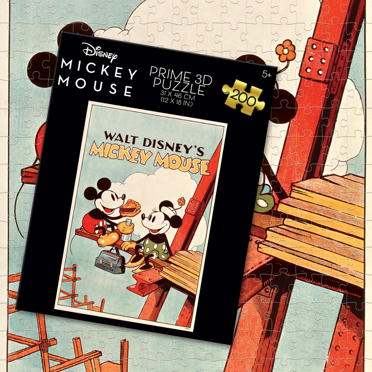 Rompecabezas Disney Mickey Mouse 200 piezas Lenticular
