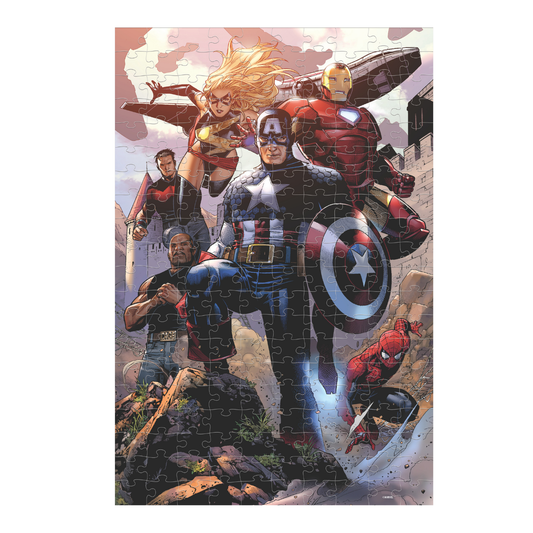 Rompecabezas Marvel Capitán América y Amigos 200 piezas Lenticular