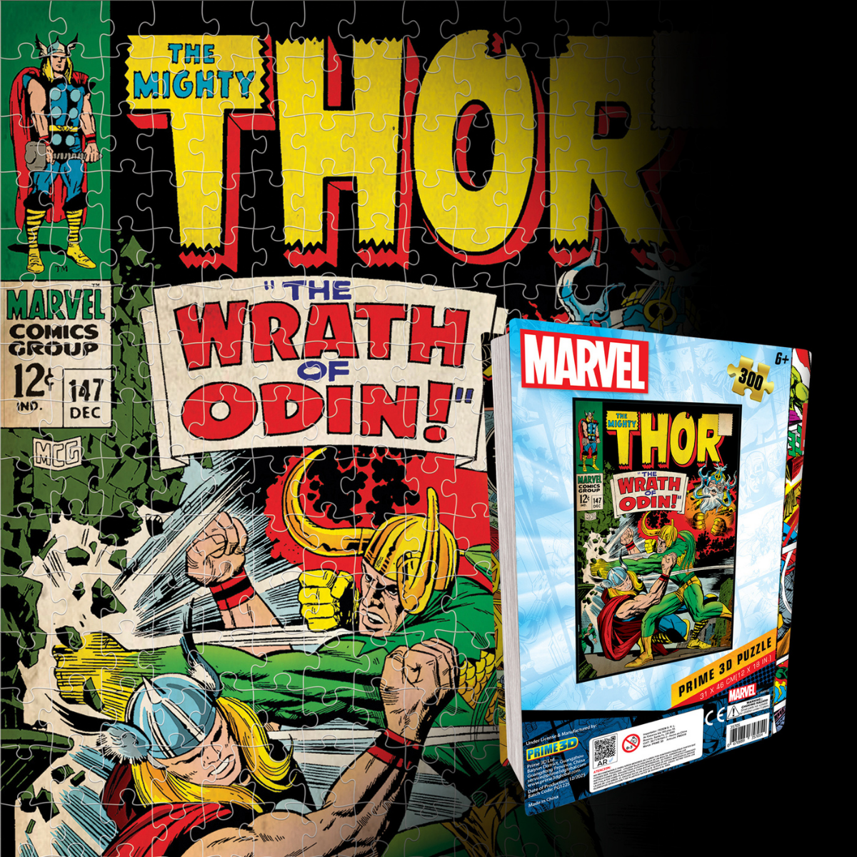 Título Final: Rompecabezas Marvel Comic Thor 300 piezas