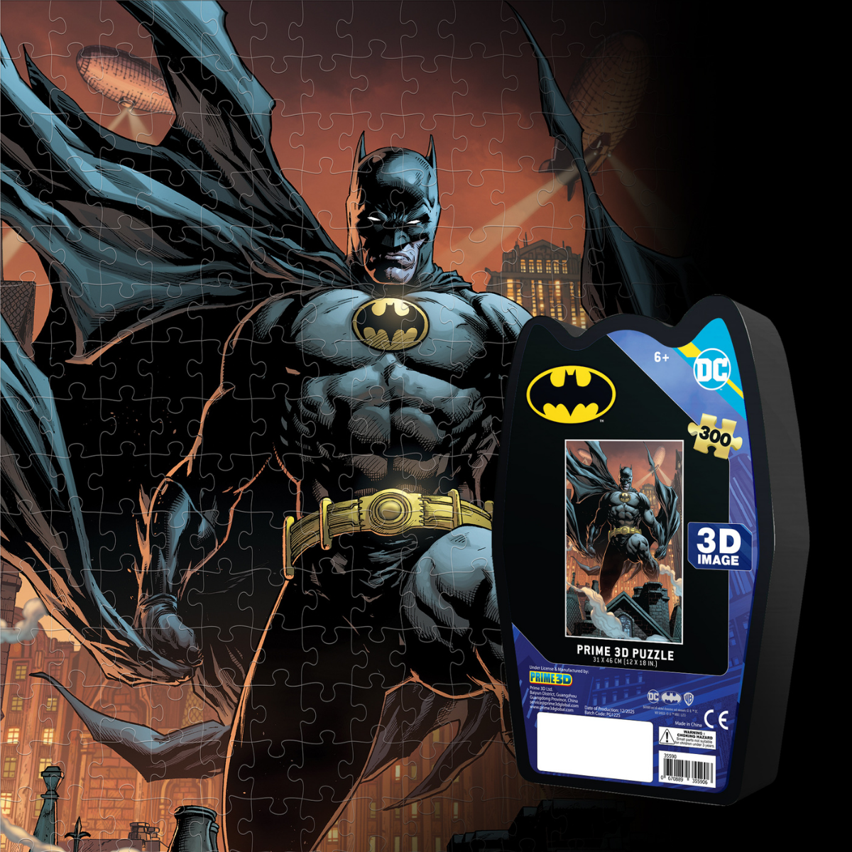 Rompecabezas DC Batman 300 piezas Lenticular