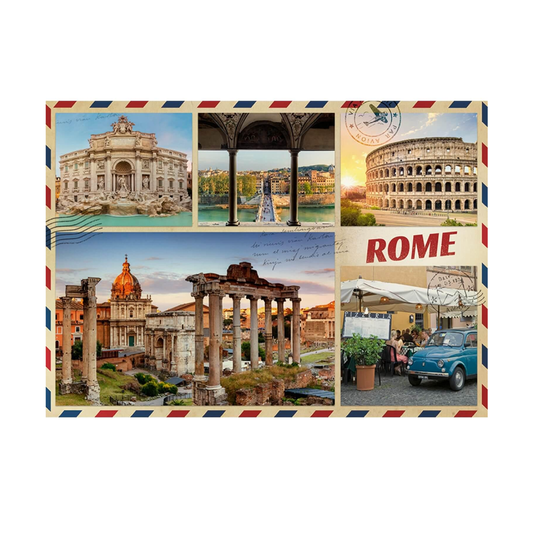 Puzzle 1000 Piezas Greetings From Rome/Saludos Desde Roma Premium Collection