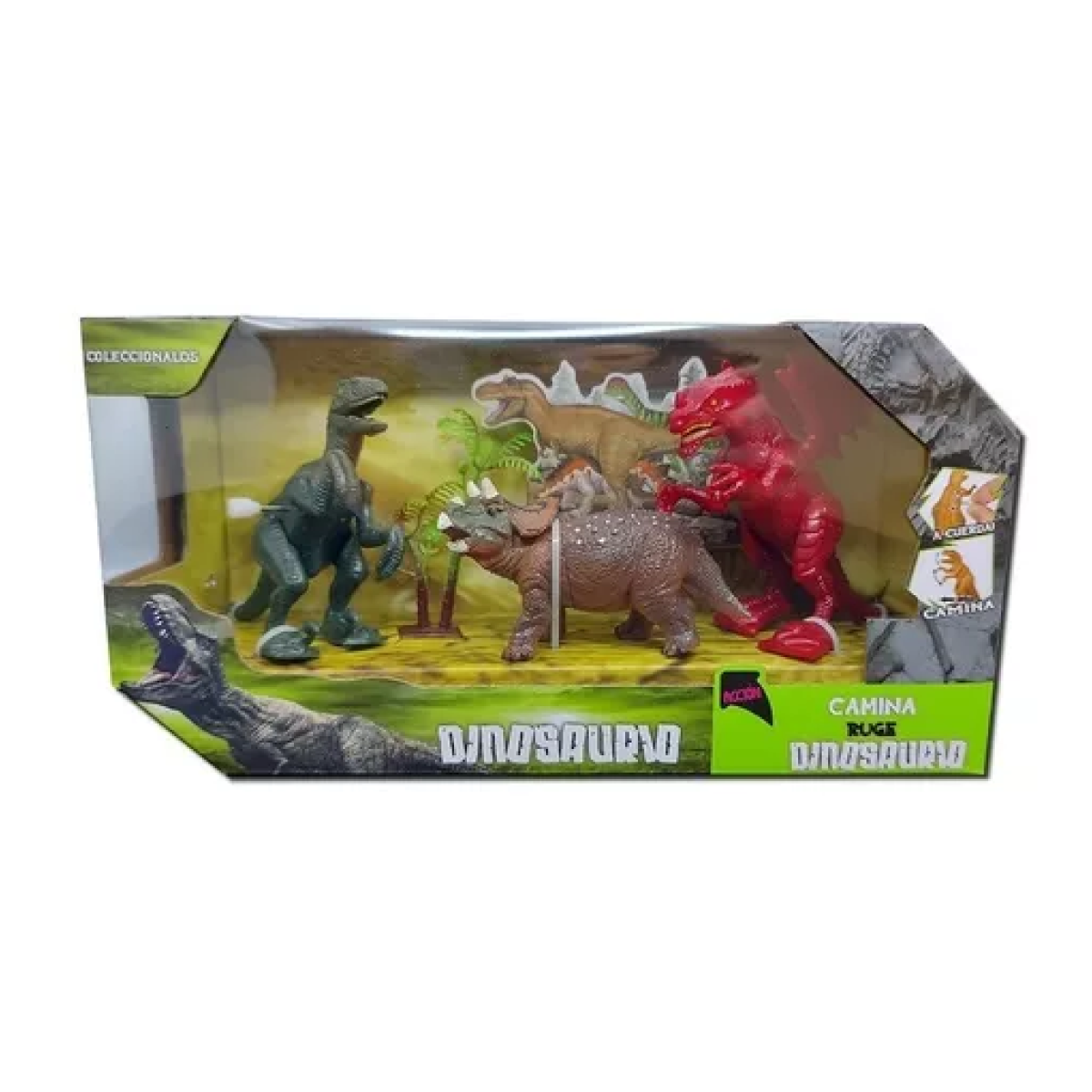 Set De Dinosaurios x3