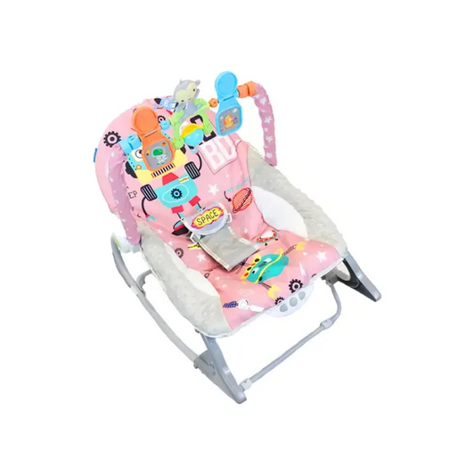 Reposera Mecedora Rosa Duck Baby