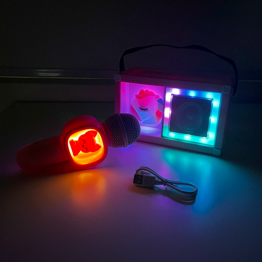 Parlante Portátil Bluetooth Karaoke Unicornio
