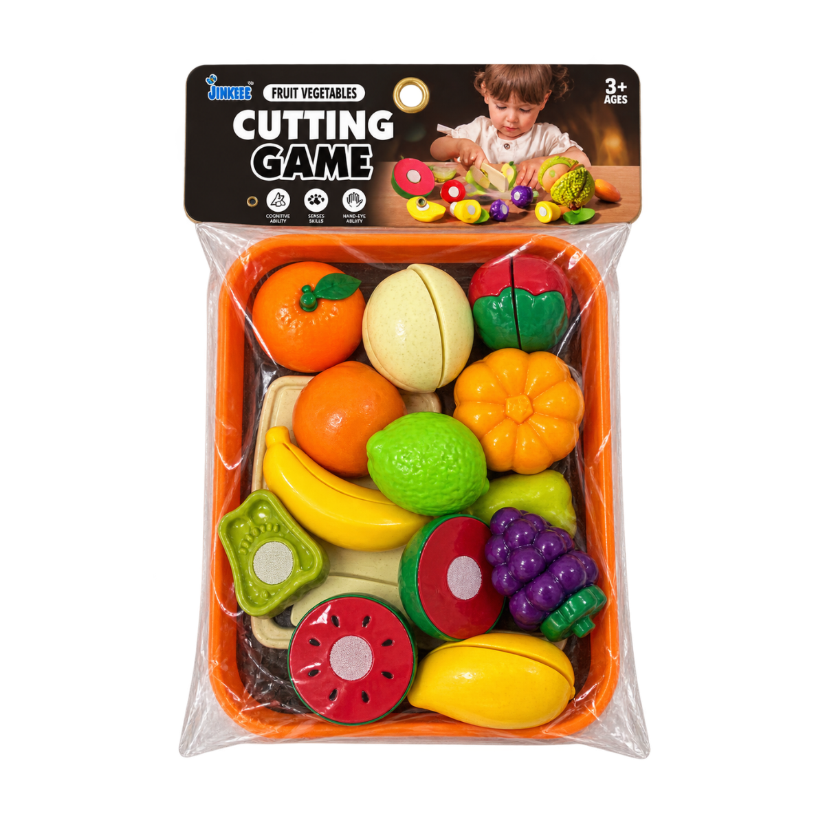 Bandeja Frutal Didáctica Fresh Market 13 Pzs